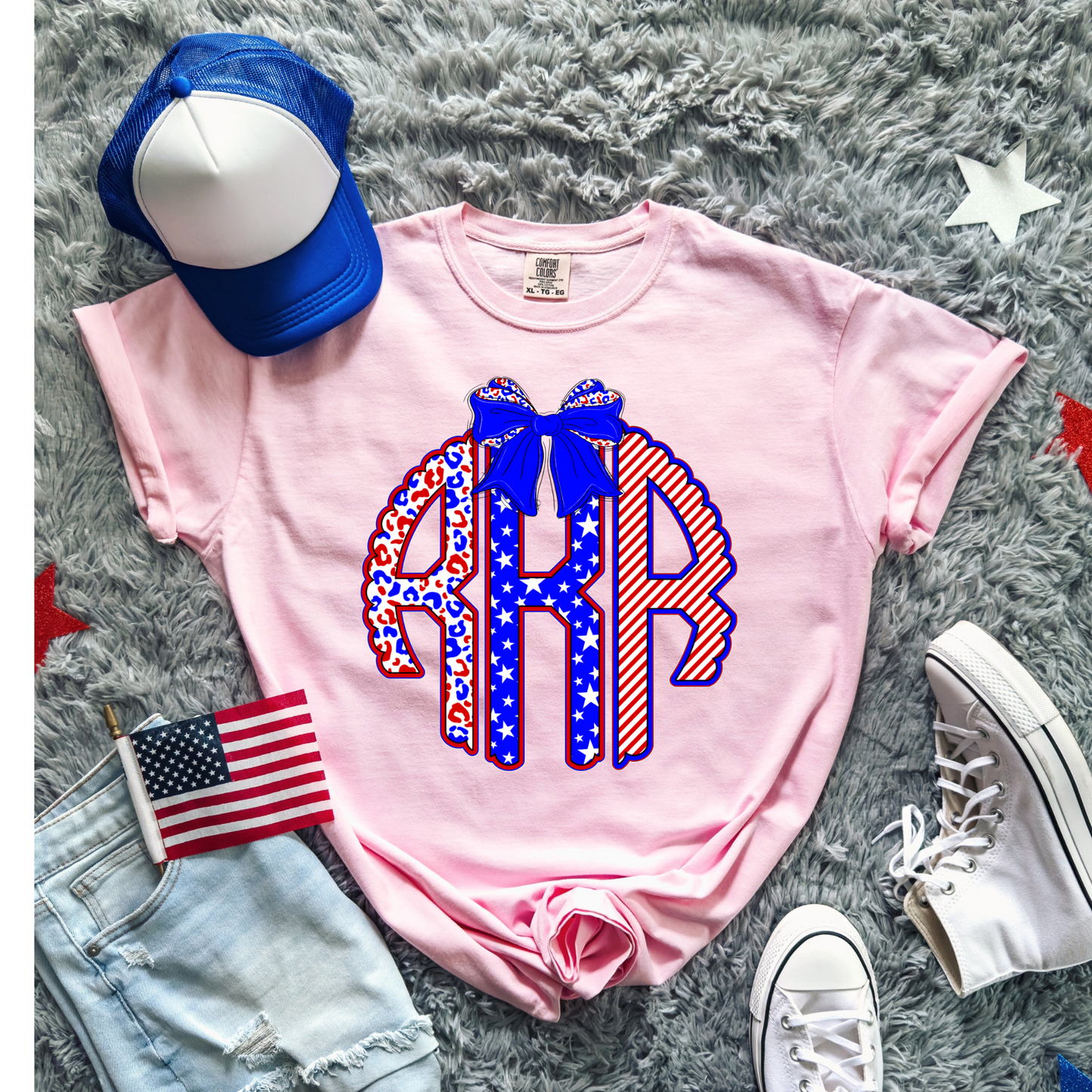 Monogram 4th of July Shirt