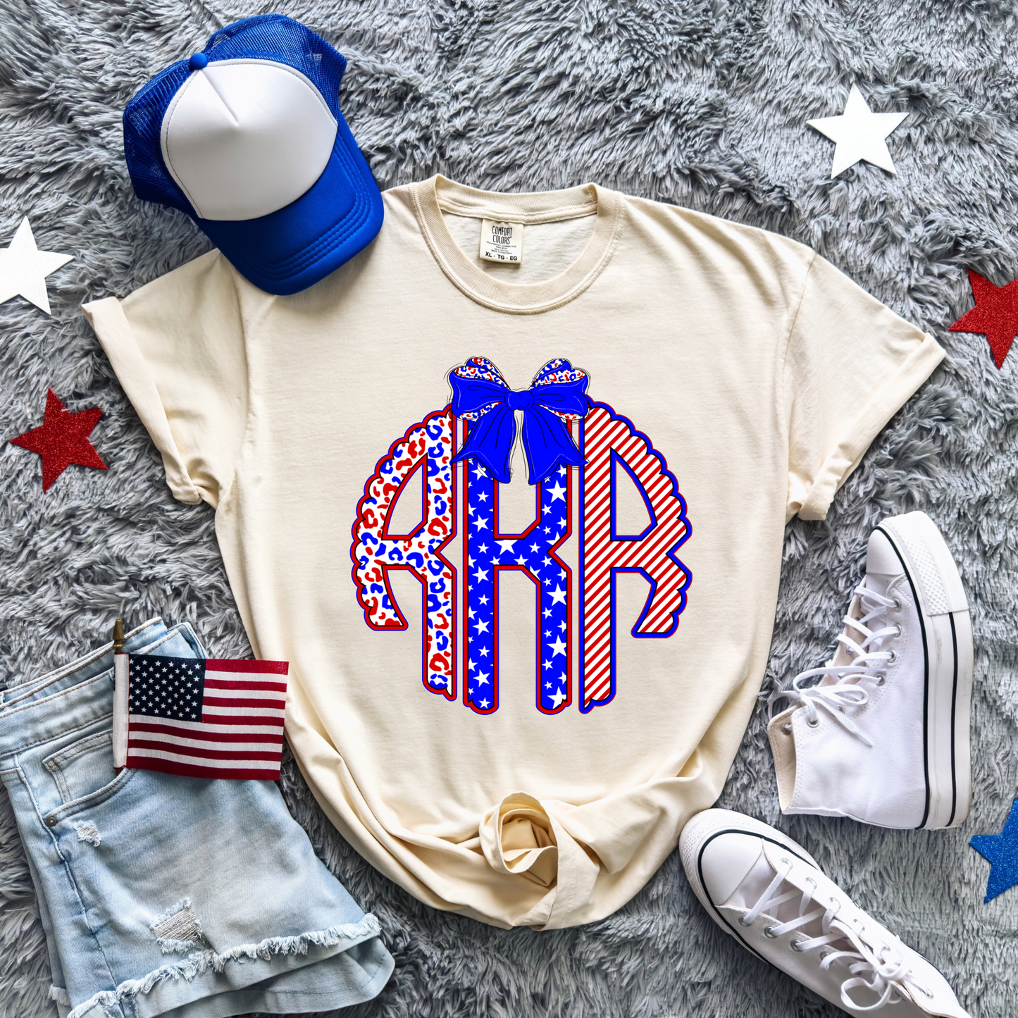 Monogram 4th of July Shirt