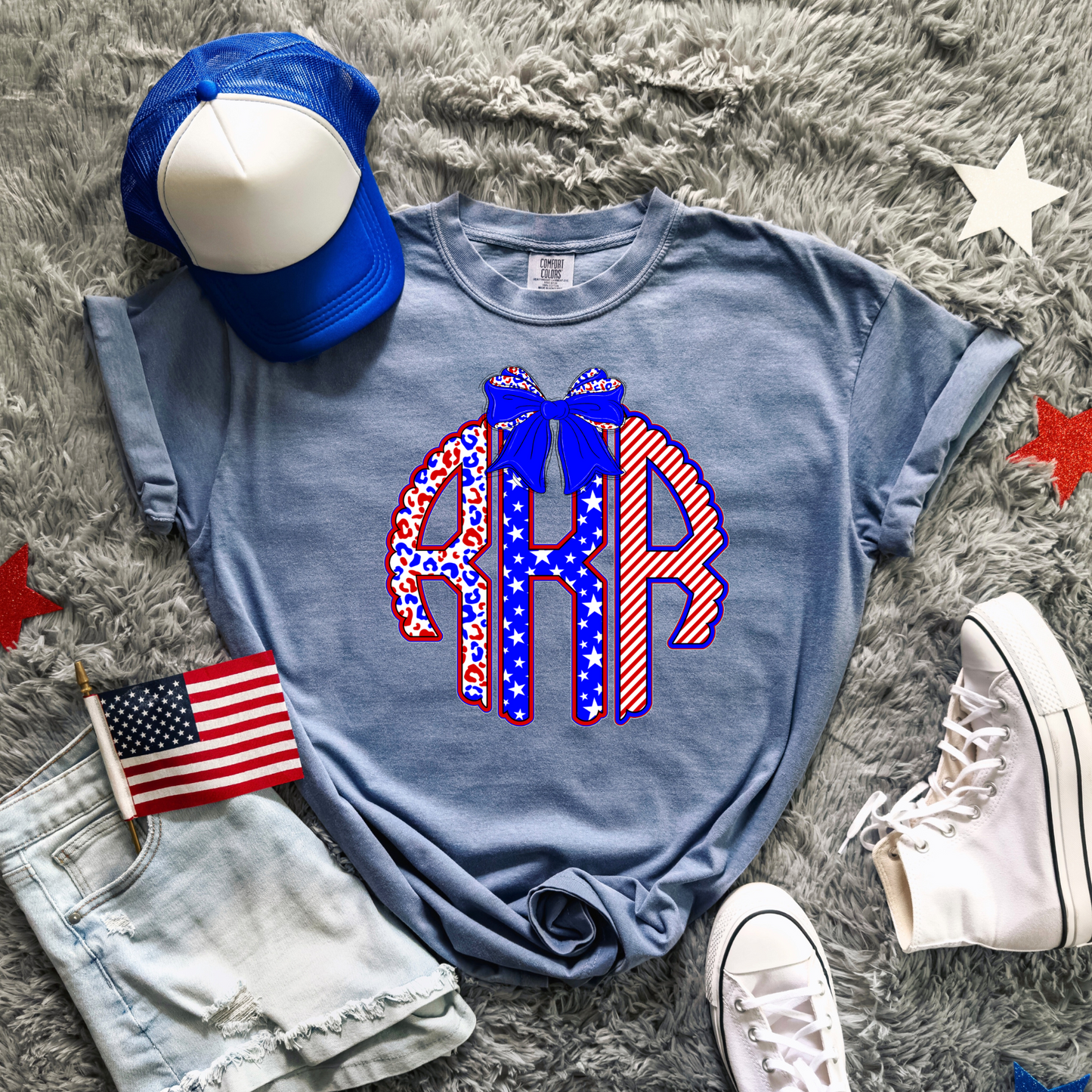 Monogram 4th of July Shirt