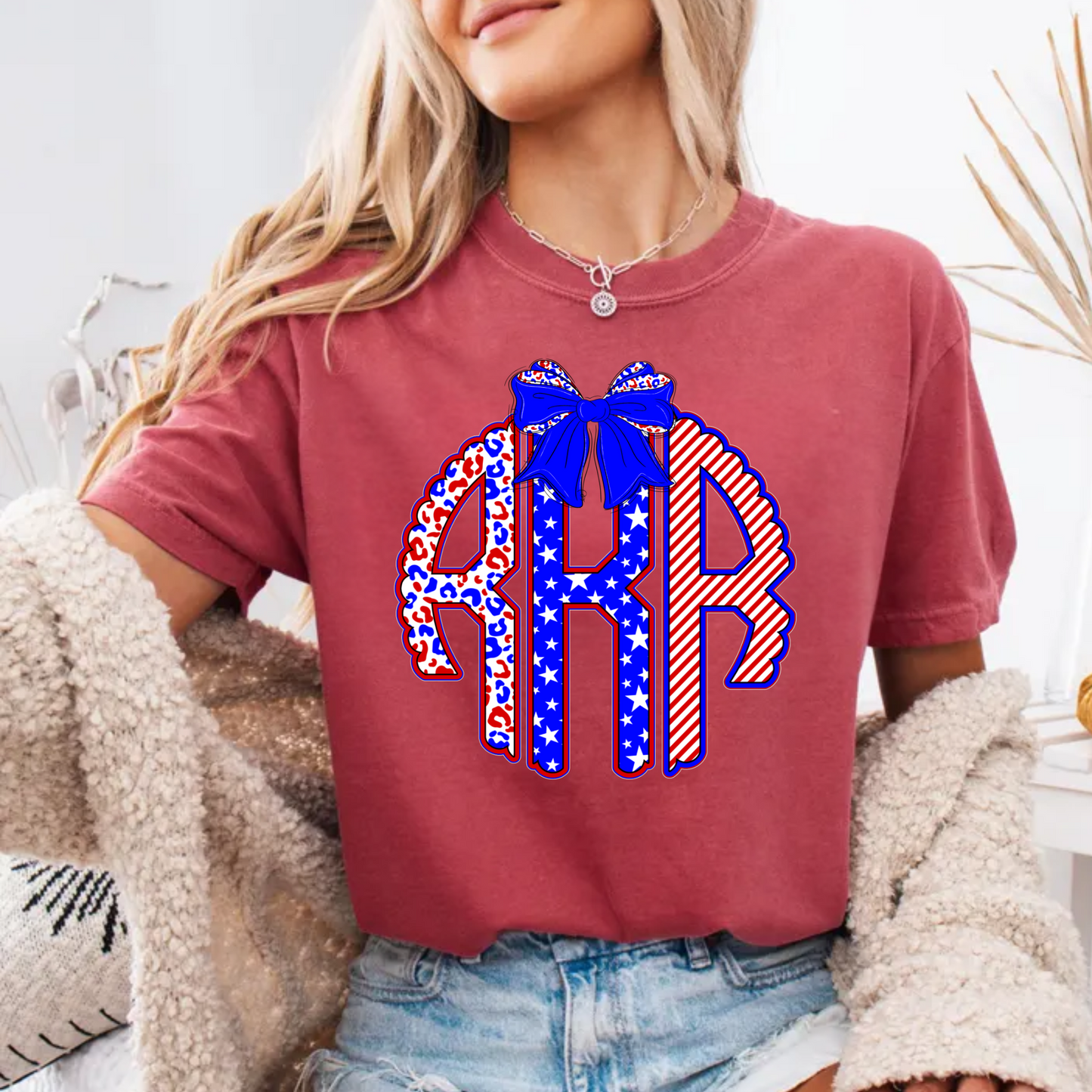 Monogram 4th of July Shirt