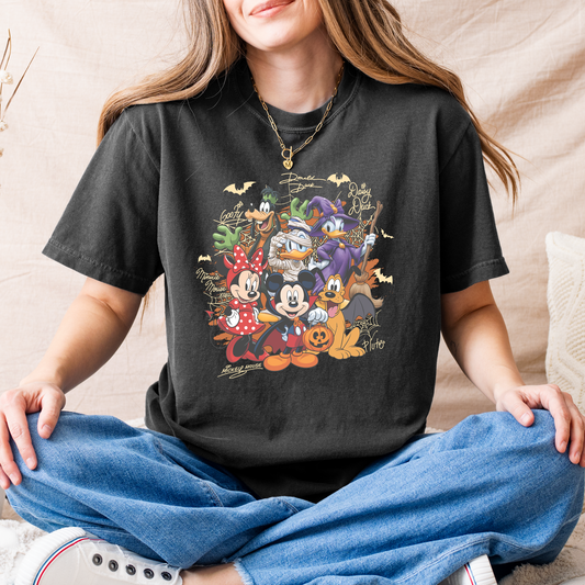 Mickey & Crew Halloween Shirt | Magical Theme Park Shirt & Tank | Adult Comfort Colors Tee
