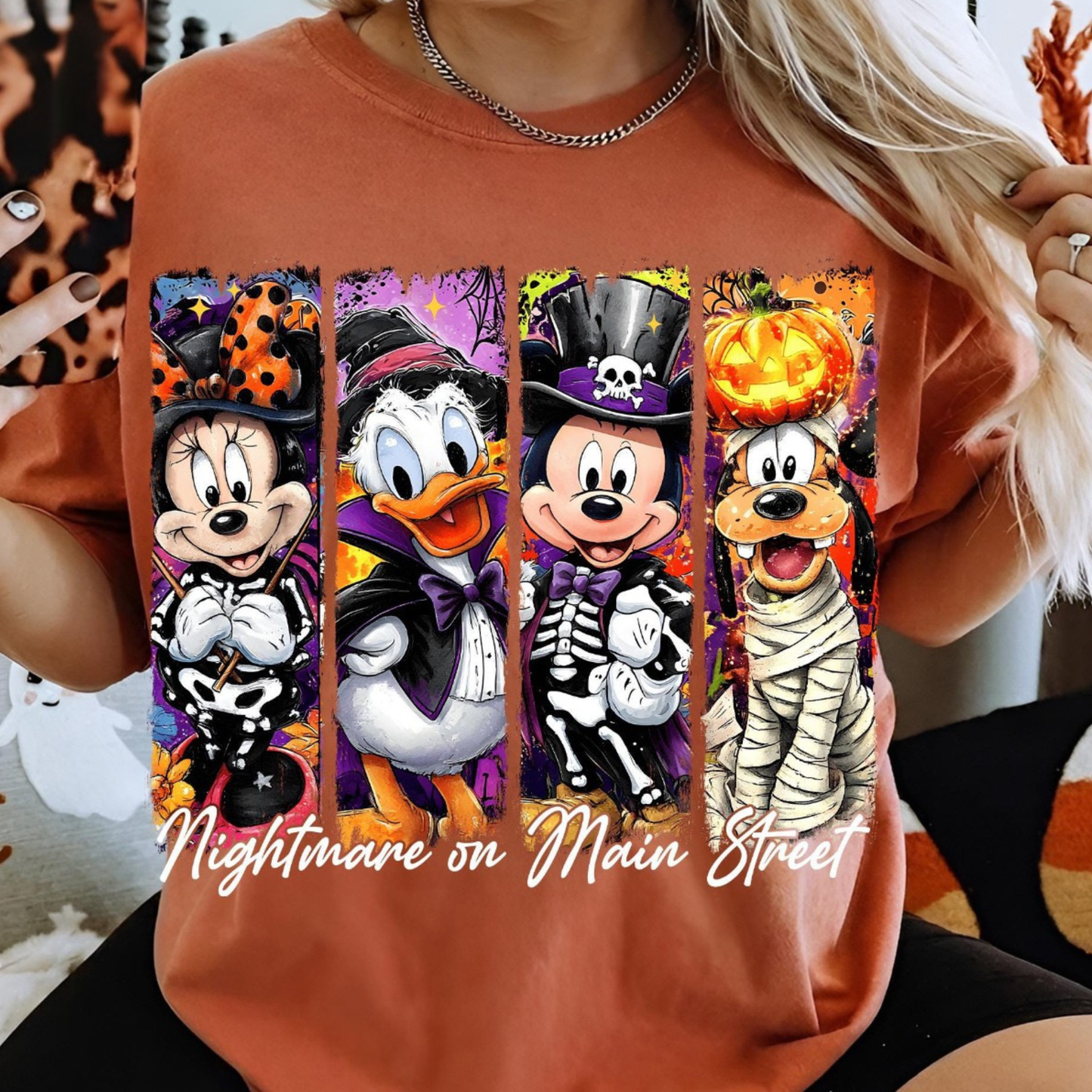 Nightmare On Main Street Halloween Shirt | Magical Theme Park Shirt & Tank | Adult Comfort Colors Tee