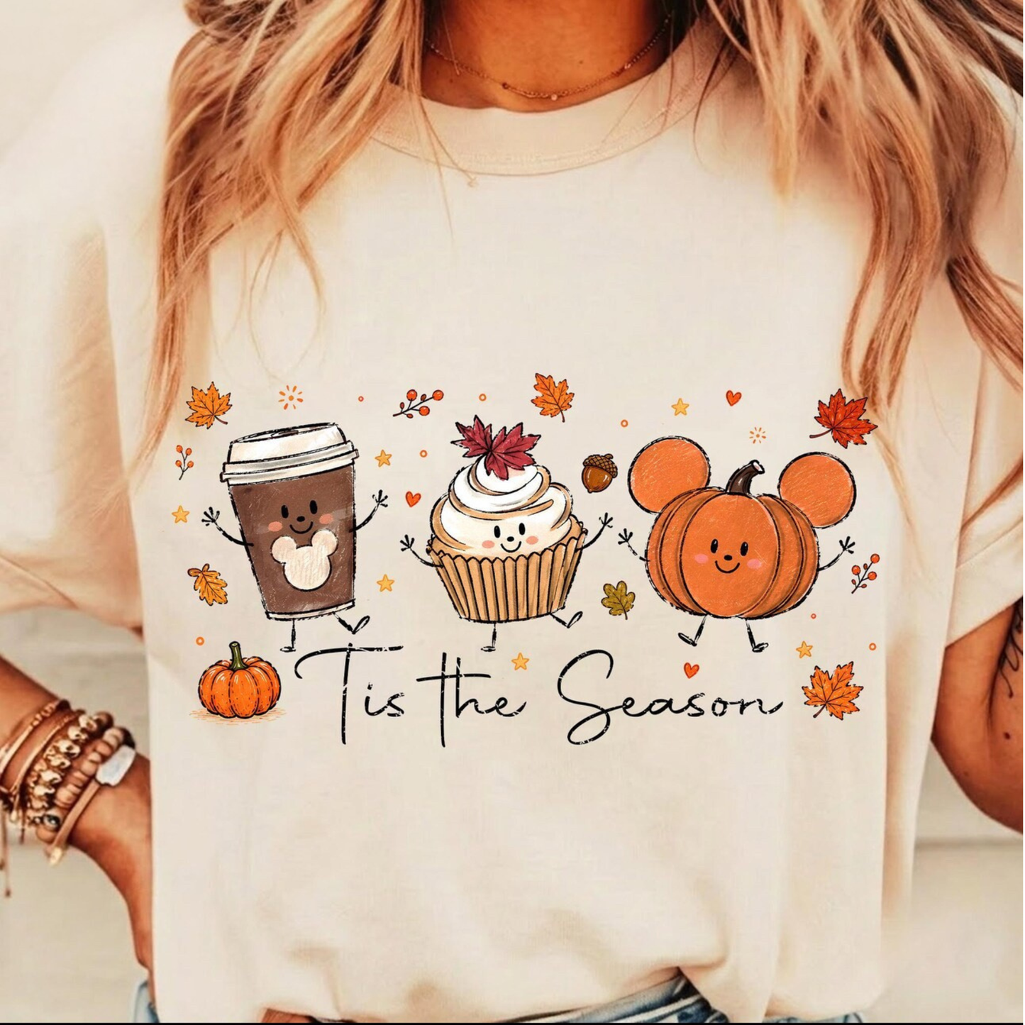 TIS THE SEASON MOUSE FALL Shirt | Magical Theme Park Shirt & Tank | Adult Comfort Colors Tee