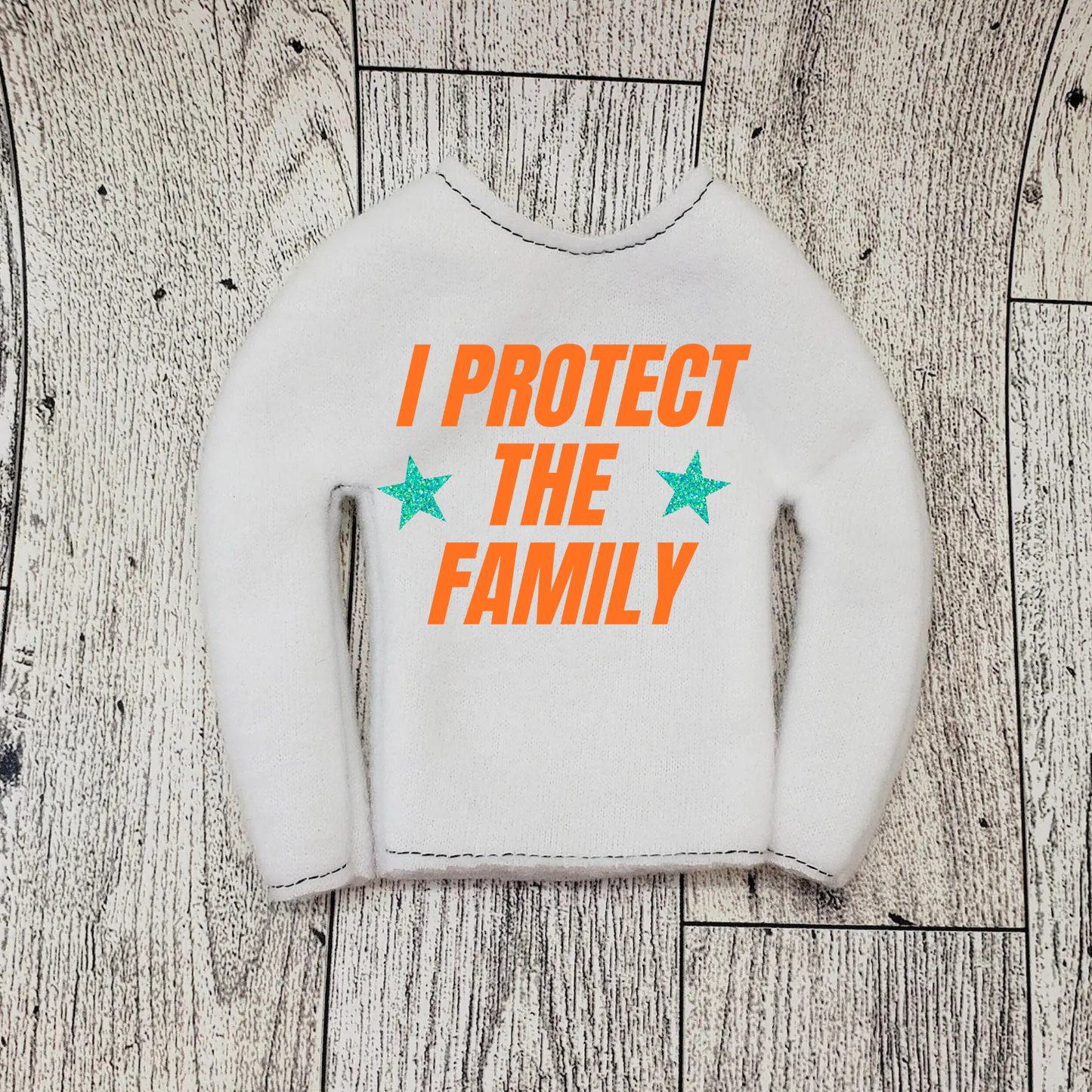 elf sweater for 12" doll - design 11