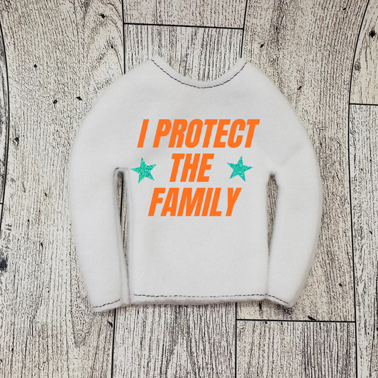 elf sweater for 12" doll - design 11