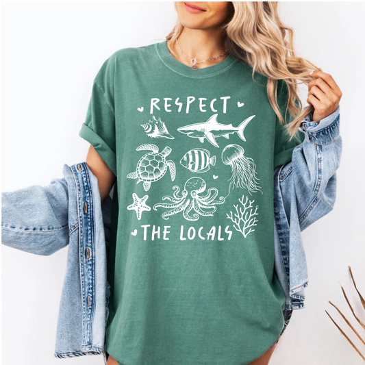 Respect the Locals Marine Life Shirt