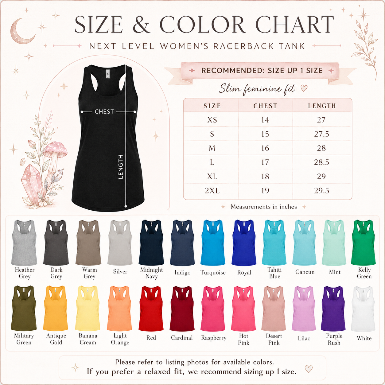 Monsters Racerback Tank Top for Women – Lightweight Vacation Graphic Tank