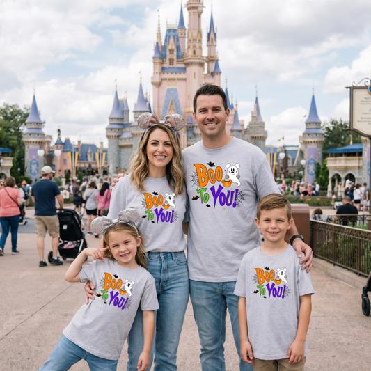 Mickey & Crew Halloween Shirt Kids & Adults | Family Matching Halloween Tee | Bella+Canvas T-Shirt | Toddler, Youth & Adult Sizes