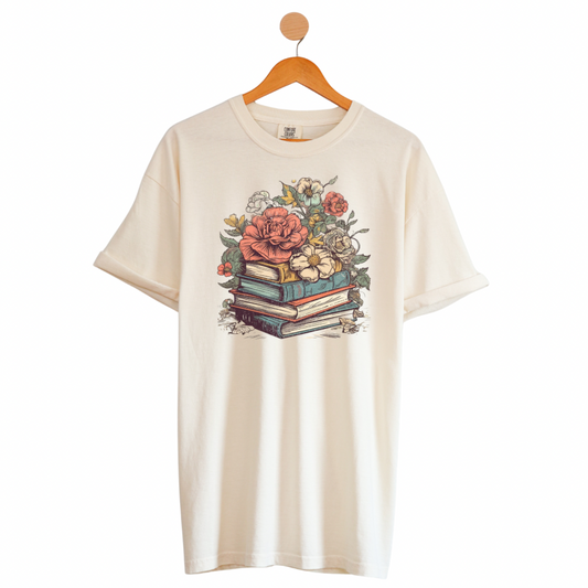 Book Lover Comfort Colors Shirt, Reader Gift Tee, Cozy Bookish Shirt for Women, Gift for Bookworm