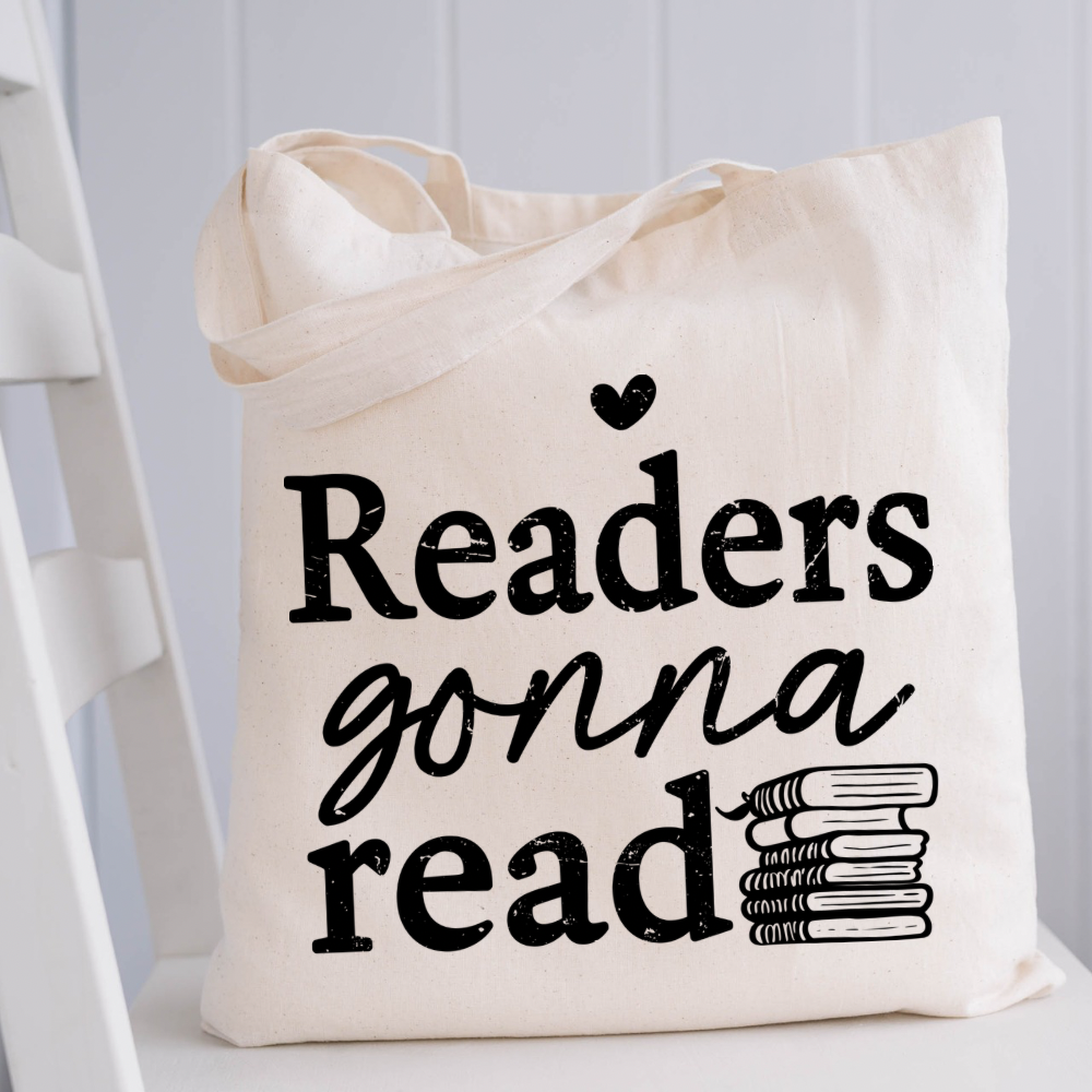 Book Lover Tote Bag, Canvas Bookish Bag for Readers, Library Tote, Gift for Bookworm, Book Club Bag, Teacher Gift