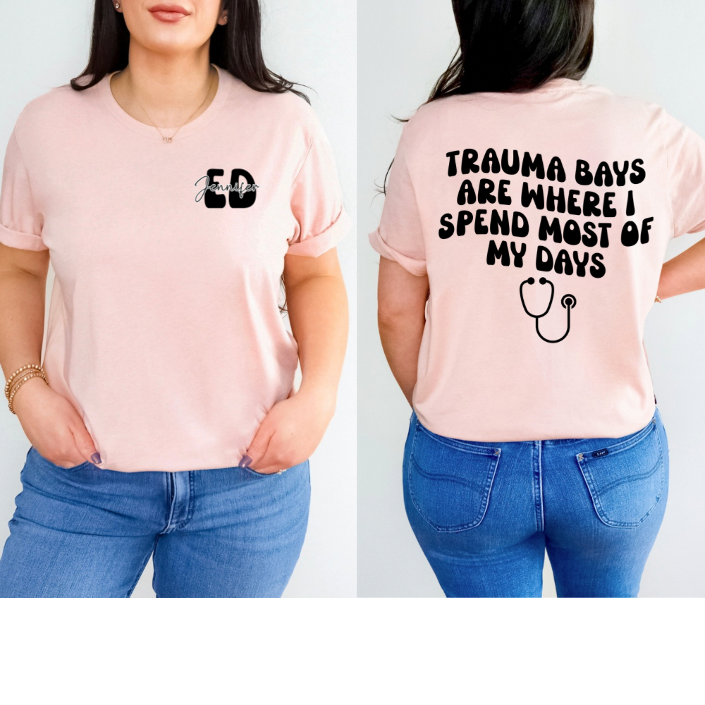 Trauma Emergency Department Nurse Shirt