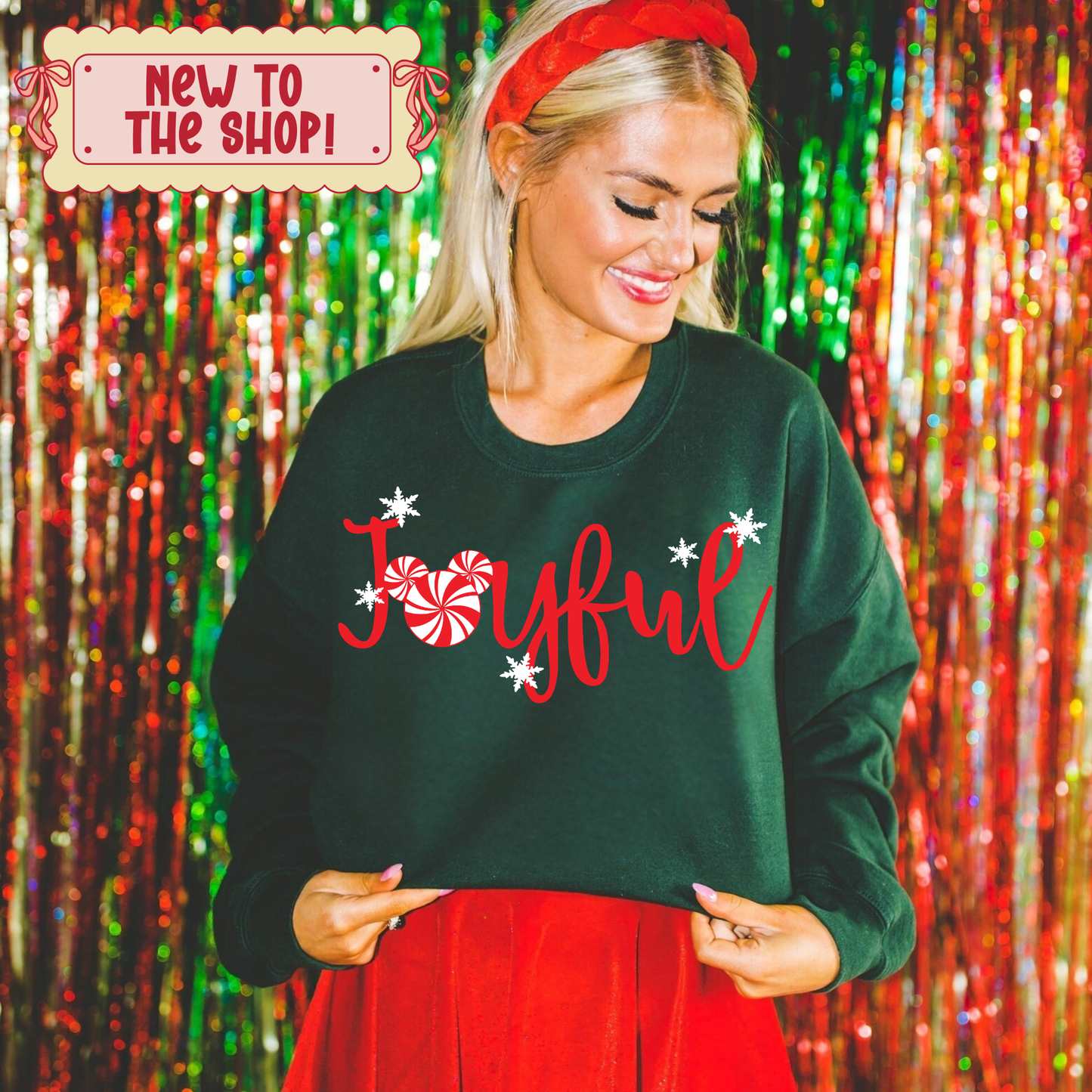 PEPPERMINT JOYFUL Sweatshirt