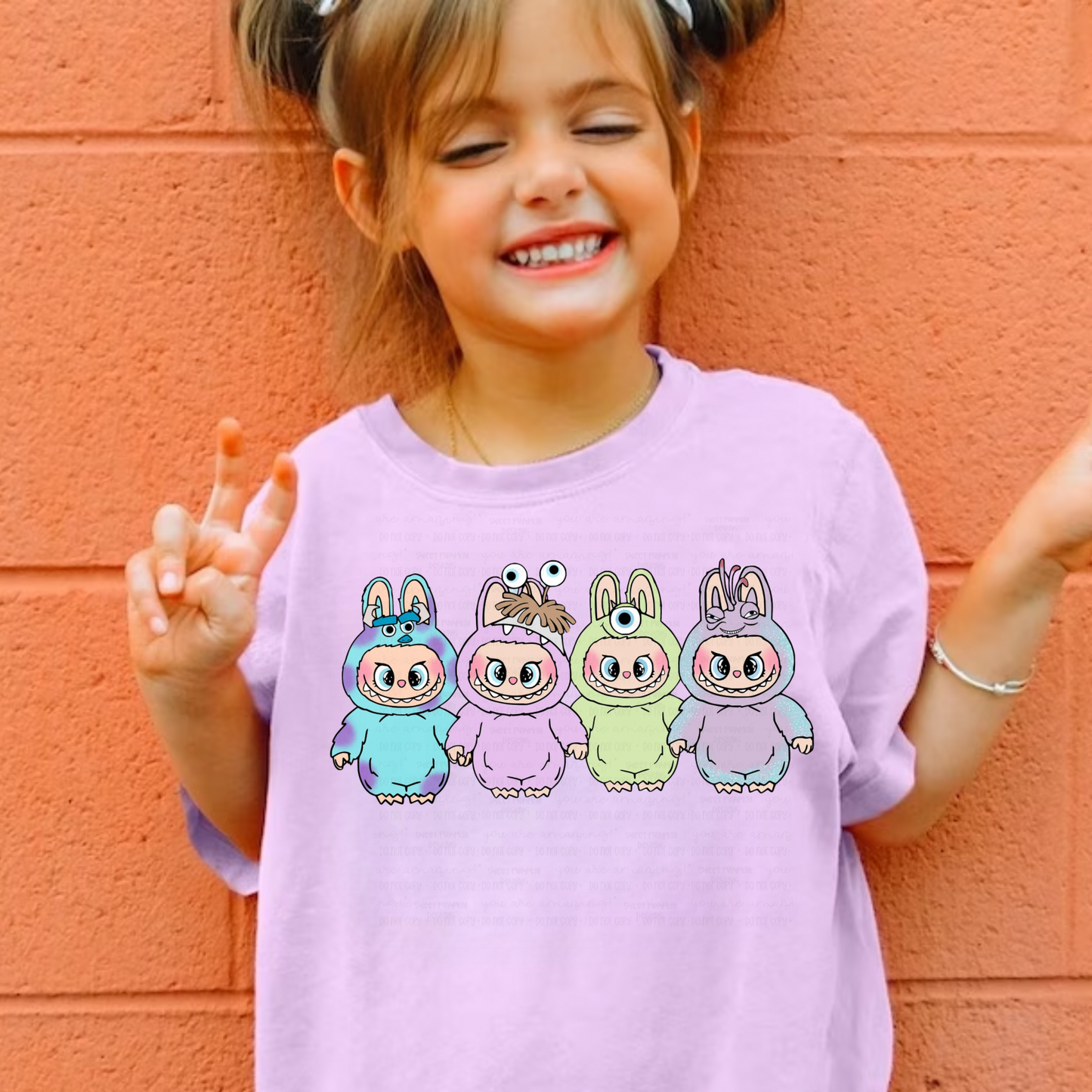Monster Monster Dolls Shirt for Kids - Comfort Colors
