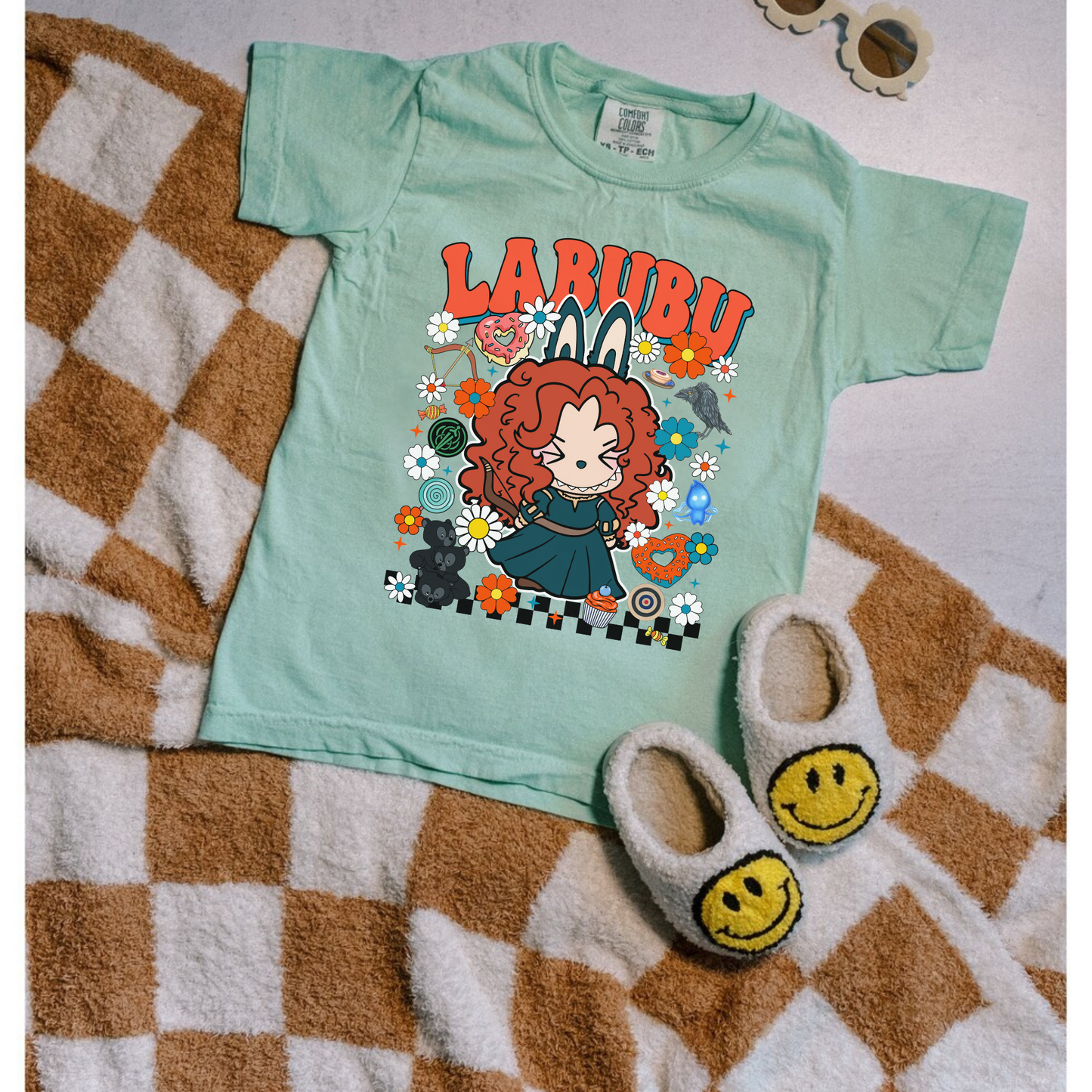 Archery Princess Monster Doll Shirt for Kids - Comfort Colors