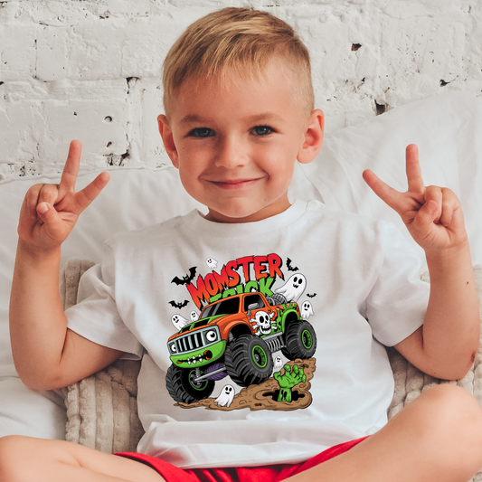 Halloween Monster Truck | Boys Halloween Shirt