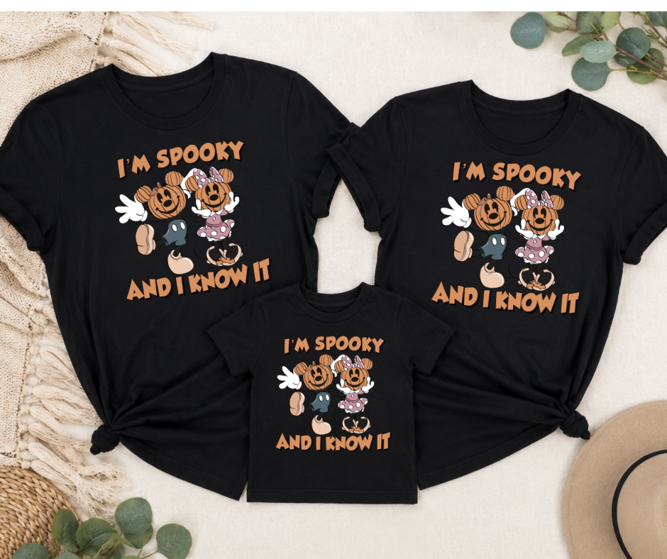 SPOOKY AND I KNOW IT SHIRT YOUTH & ADULT - FALL FRENZY
