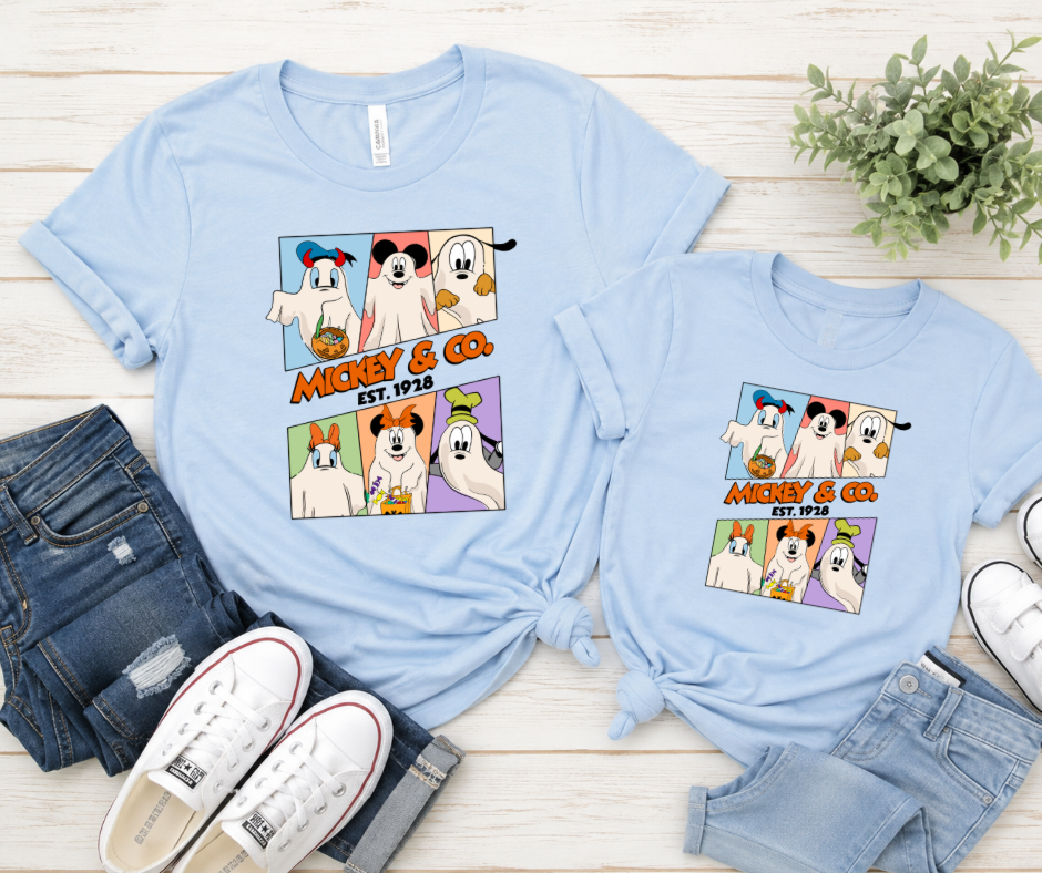 HALLOWEEN MICKEY & CO SHIRT YOUTH & ADULT - FALL FRENZY