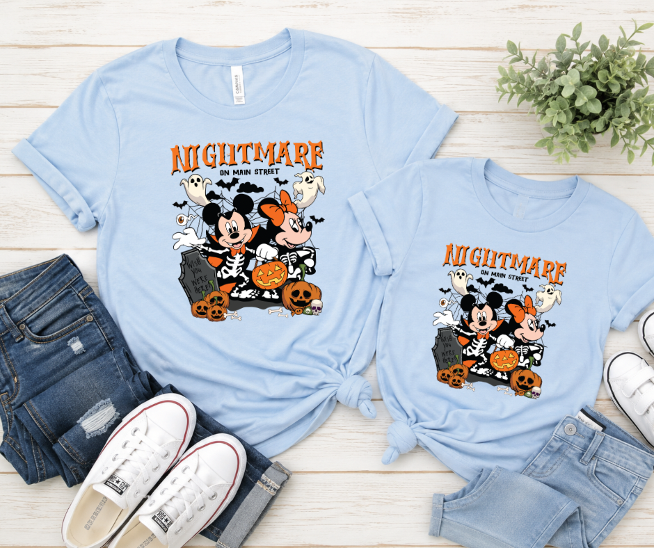 NIGHTMARE ON MAIN STREET SHIRT YOUTH & ADULT - FALL FRENZY
