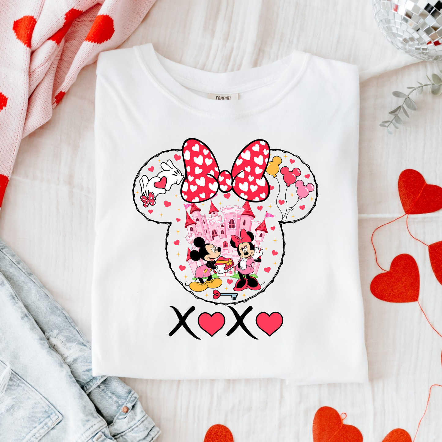 Valentine’s Day MAGICAL MOUSE XOXO SHIRT | Cozy Park Day Shirt