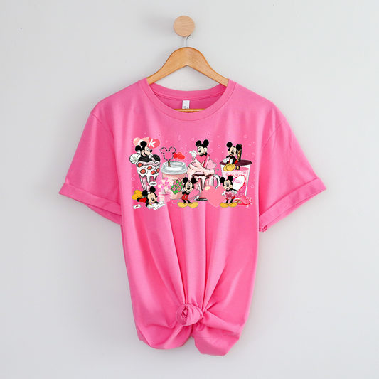 MOUSE VALENTINE’S DAY COFFEE SHIRT