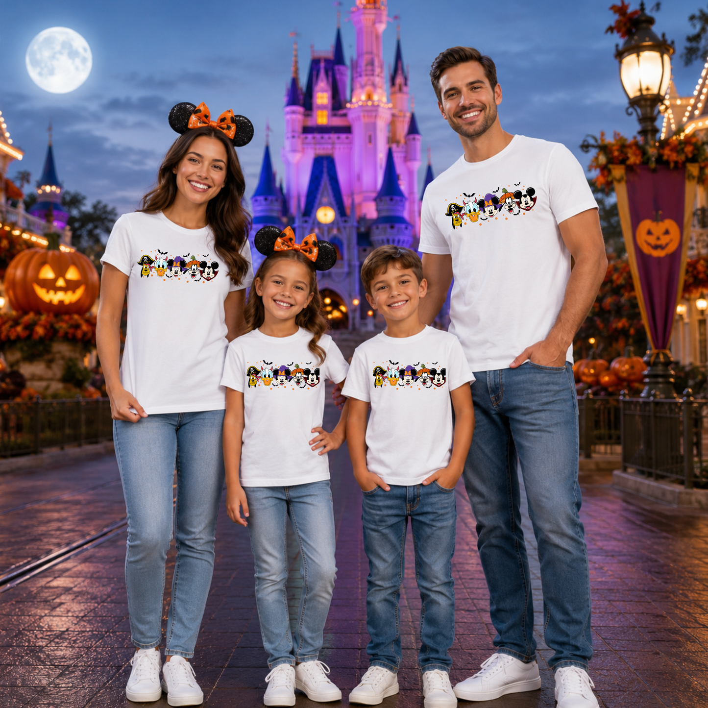 HALLOWEEN FAB FIVE Shirts for Kids, Toddlers and Adults
