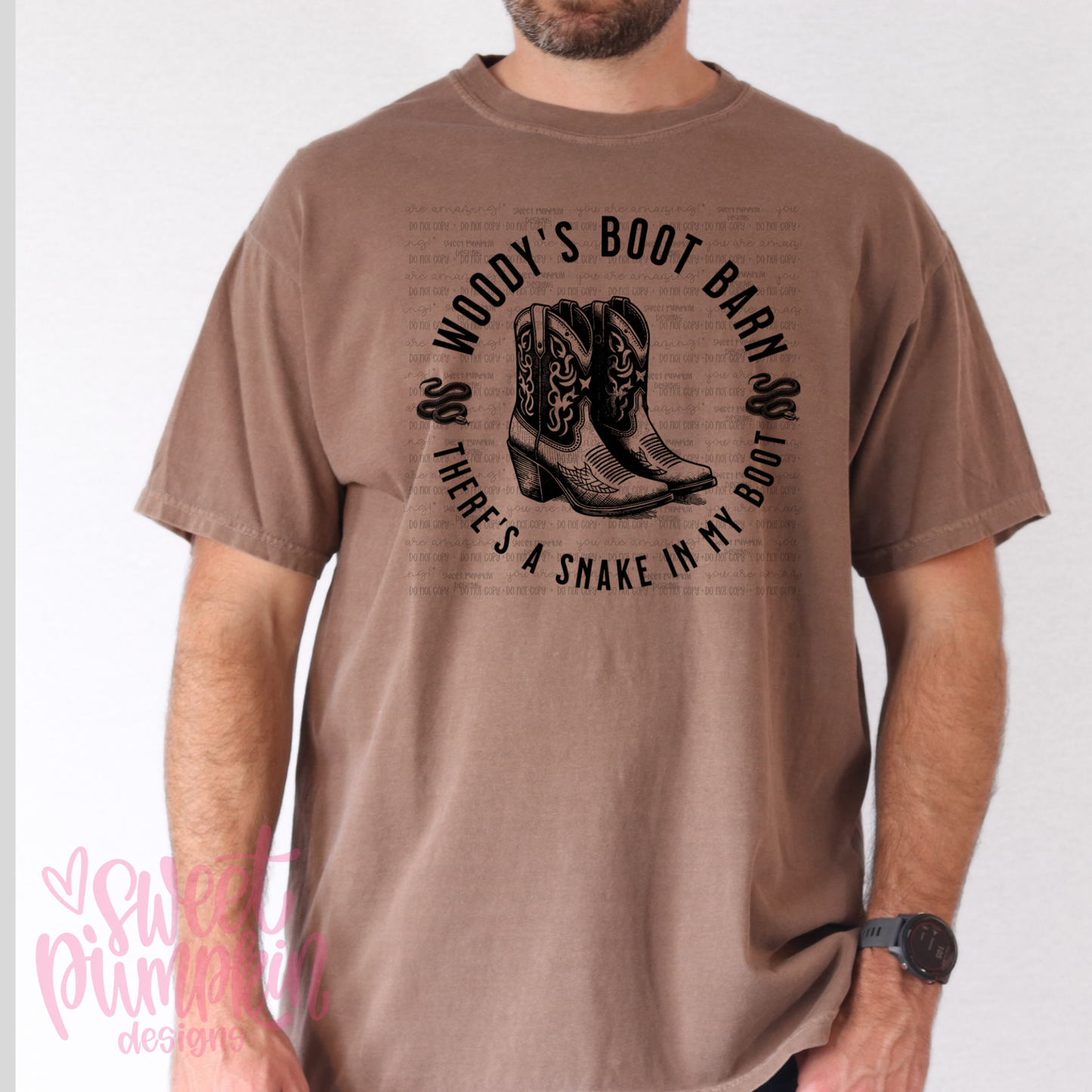 Woody’s Boot Barn - Men’s Theme Park Comfort Colors Shirt COMFORT COLORS ADULT TEE