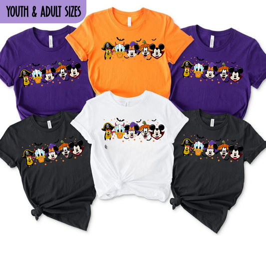HALLOWEEN FAB FIVE Shirts for Kids, Toddlers and Adults
