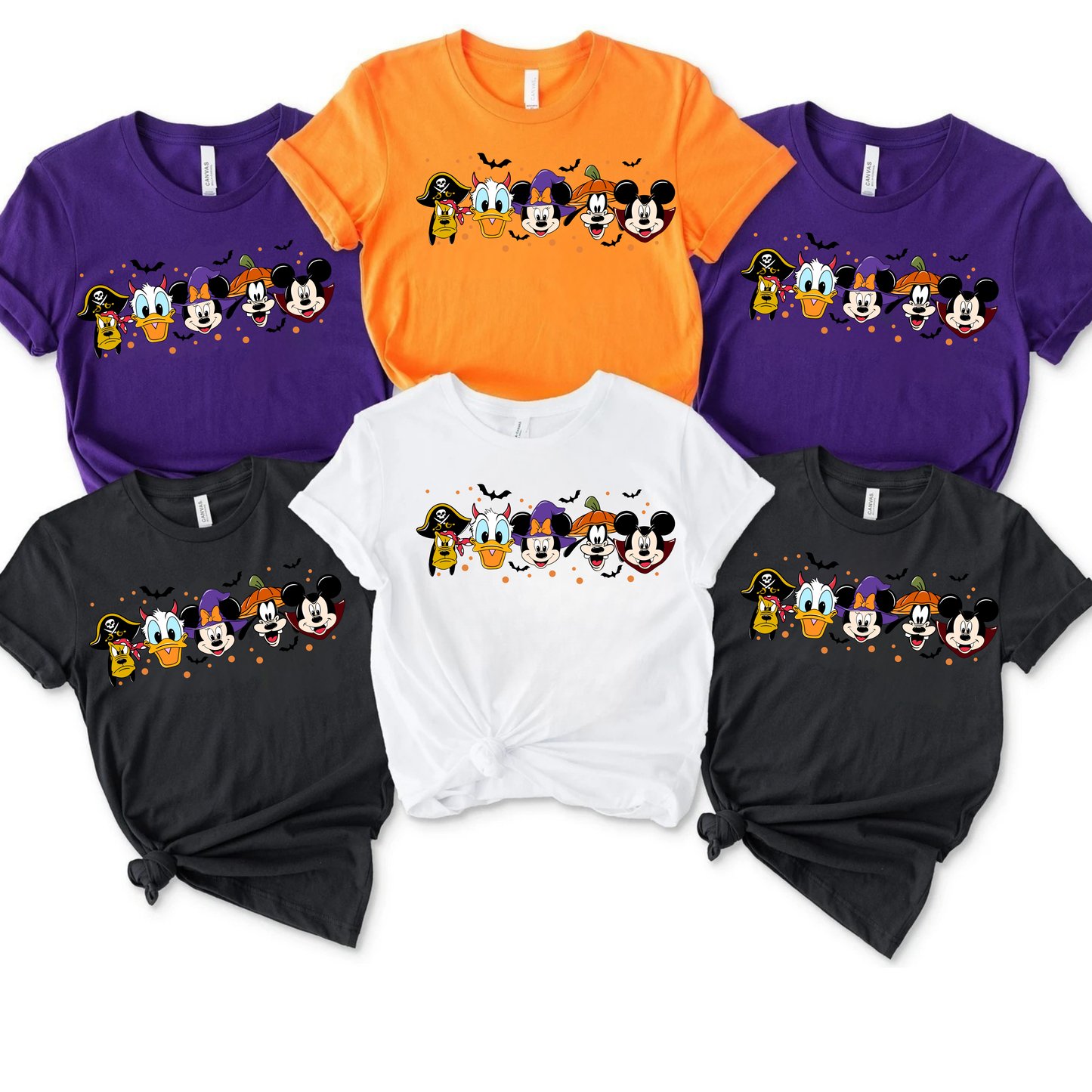 HALLOWEEN FAB FIVE Shirts for Kids, Toddlers and Adults