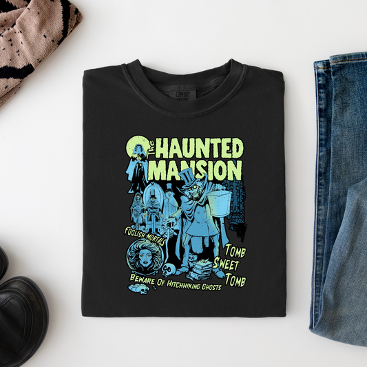 HAUNTED MANSION SHIRT - Men’s Theme Park Comfort Colors Shirt COMFORT COLORS ADULT TEE
