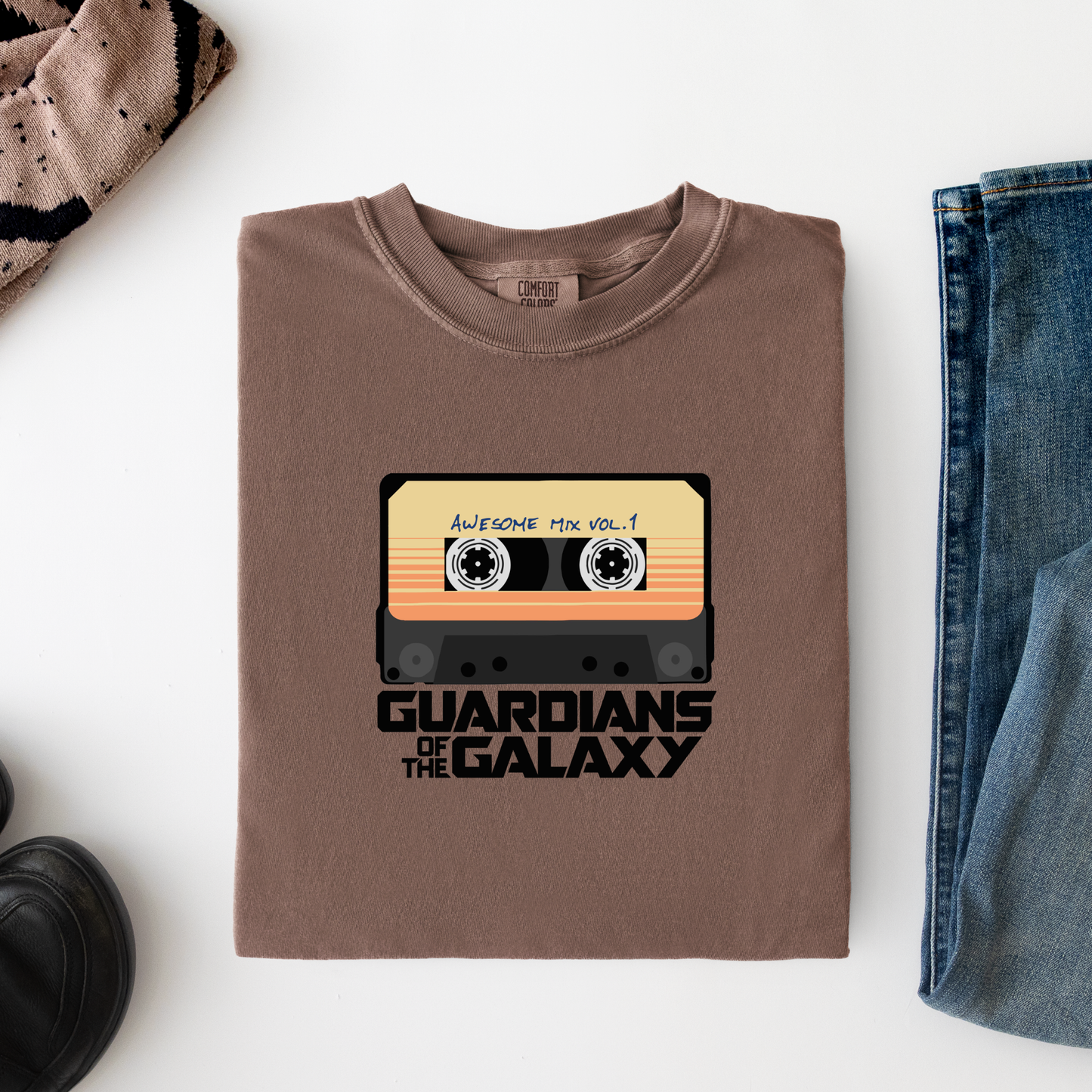 GOTG MIX TAPE 1 SHIRT - Men’s Theme Park Comfort Colors Shirt COMFORT COLORS ADULT TEE
