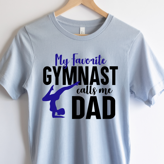 Gymnastics Dad Shirt | Proud Gym Dad Tee | Gymnastics Meet Day Shirt Gift