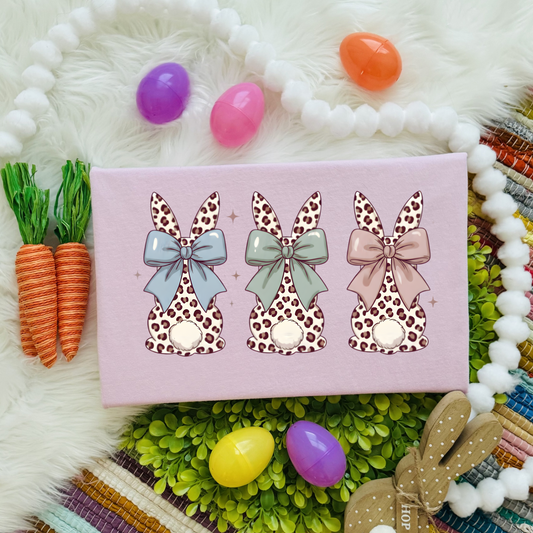 Leopard Print Easter Bunny Shirt