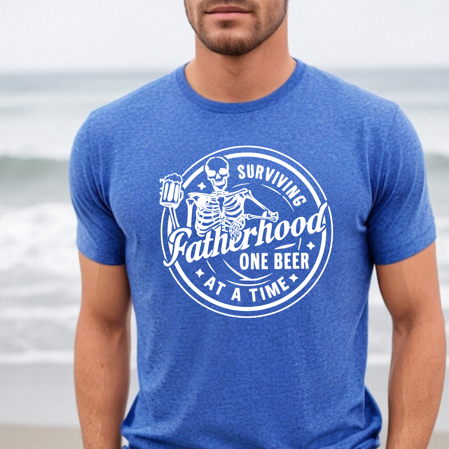 Surviving Fatherhhod One Beer At A time Shirt