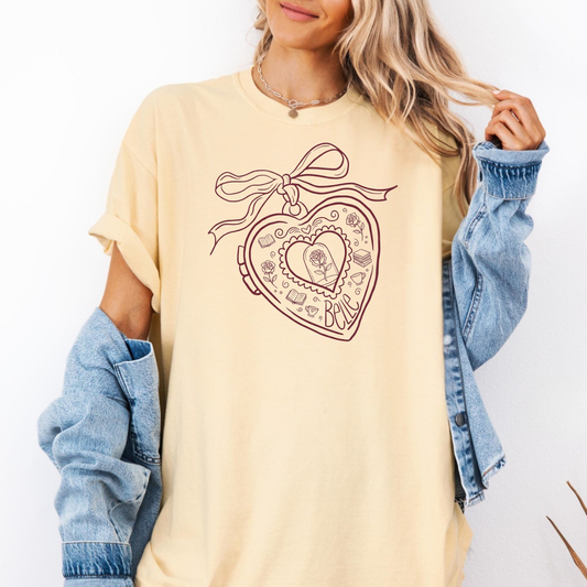 BELLE HEART LOCKET SHIRT