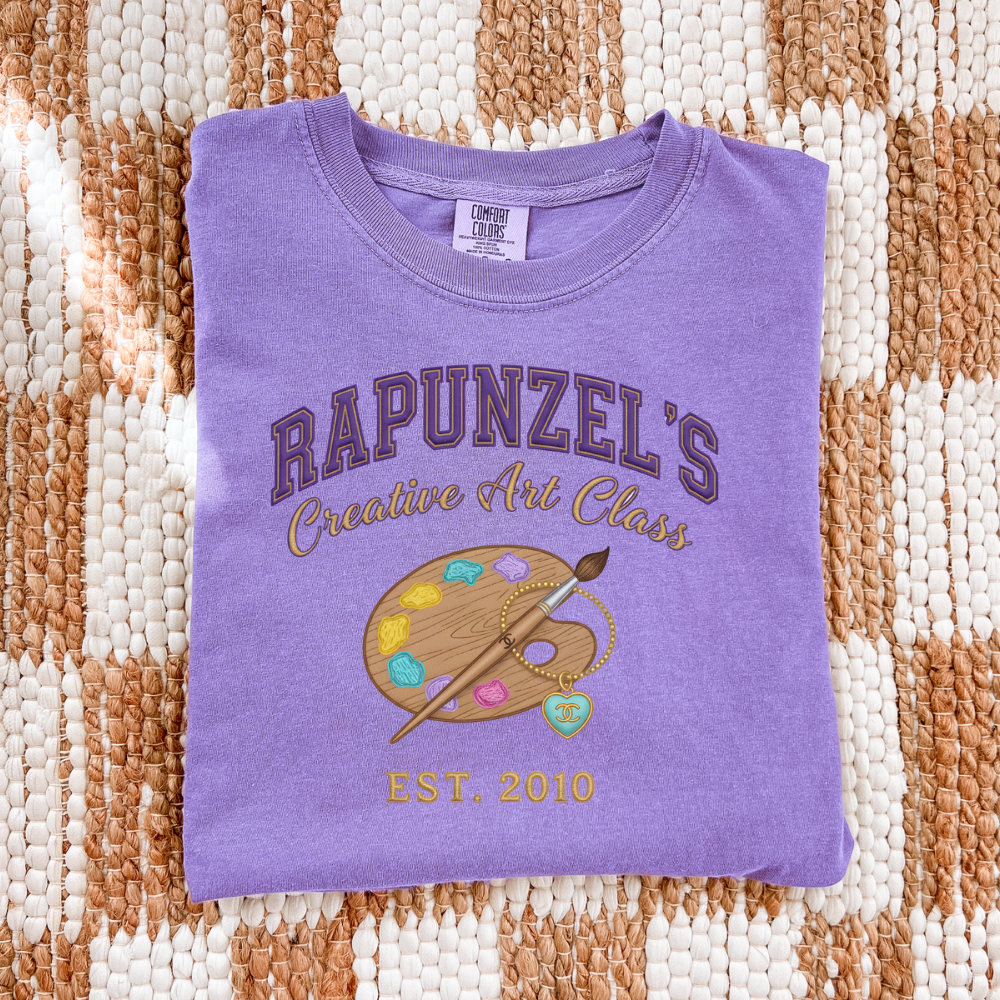 RAPUNZEL’S ART STUDIO | Magical Theme Park Shirt & Tank | Princess Comfort Colors Tee