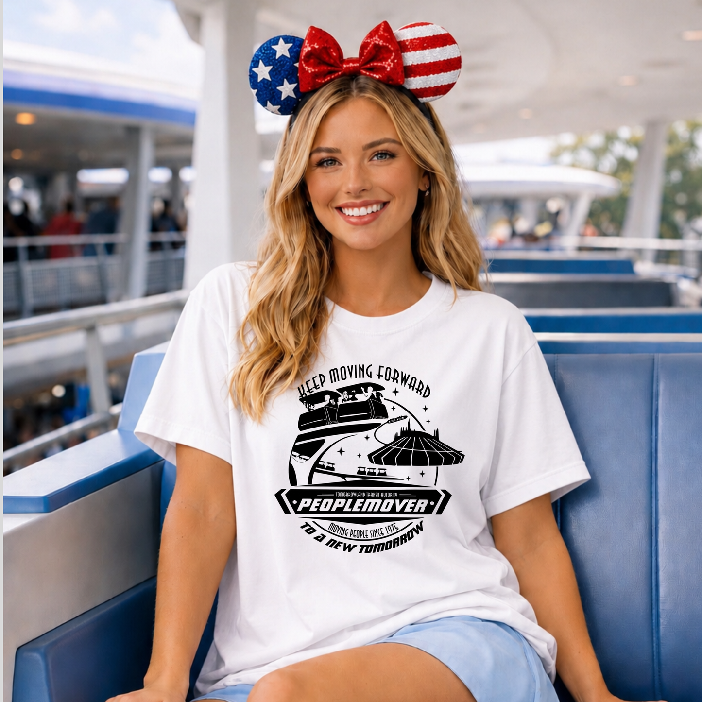 KEEP MOVING FORWARD PEOPLE MOVER SHIRT