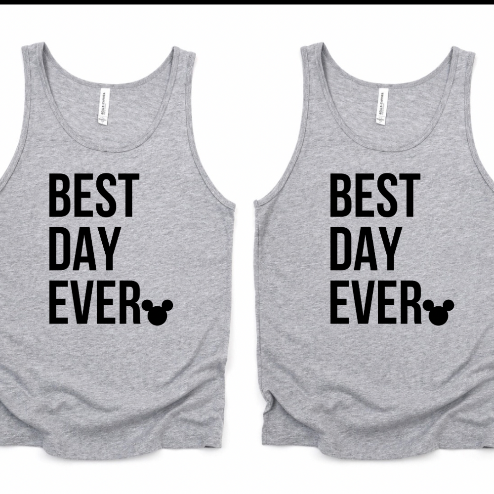 Best Day Ever Tank Top for Toddlers, Youth and Adults