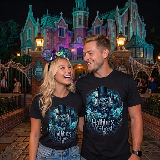 HAT BOX GHOST Halloween Shirt | Magical Theme Park Shirt & Tank | Adult Comfort Colors Tee