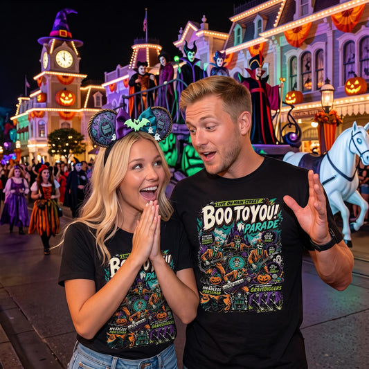 BOO TO YOU PARADE Halloween Shirt | Magical Theme Park Shirt & Tank | Adult Comfort Colors Tee