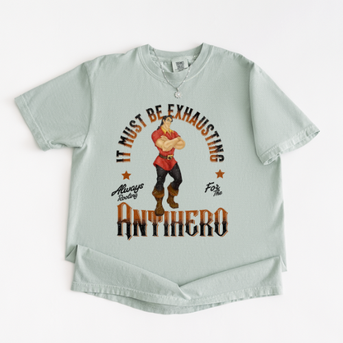 GASTON ANTIHERO | Magical Theme Park Shirt & Tank | Adult Comfort Colors Tee