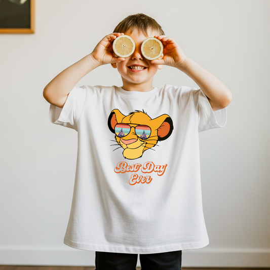Lion Best Day Ever Shirt for Kids