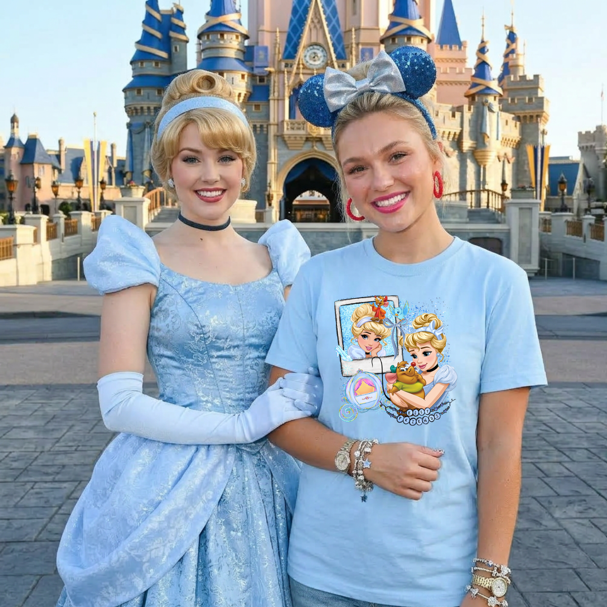 PRINCESS CINDY AND GUS BFF COMFORT COLORS SHIRT