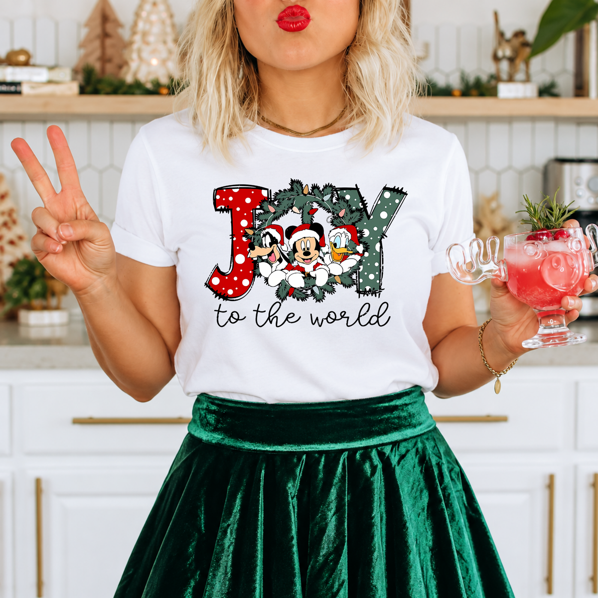 Christmas Joy to the World Shirt | Bella Canvas Christmas Graphic Tee
