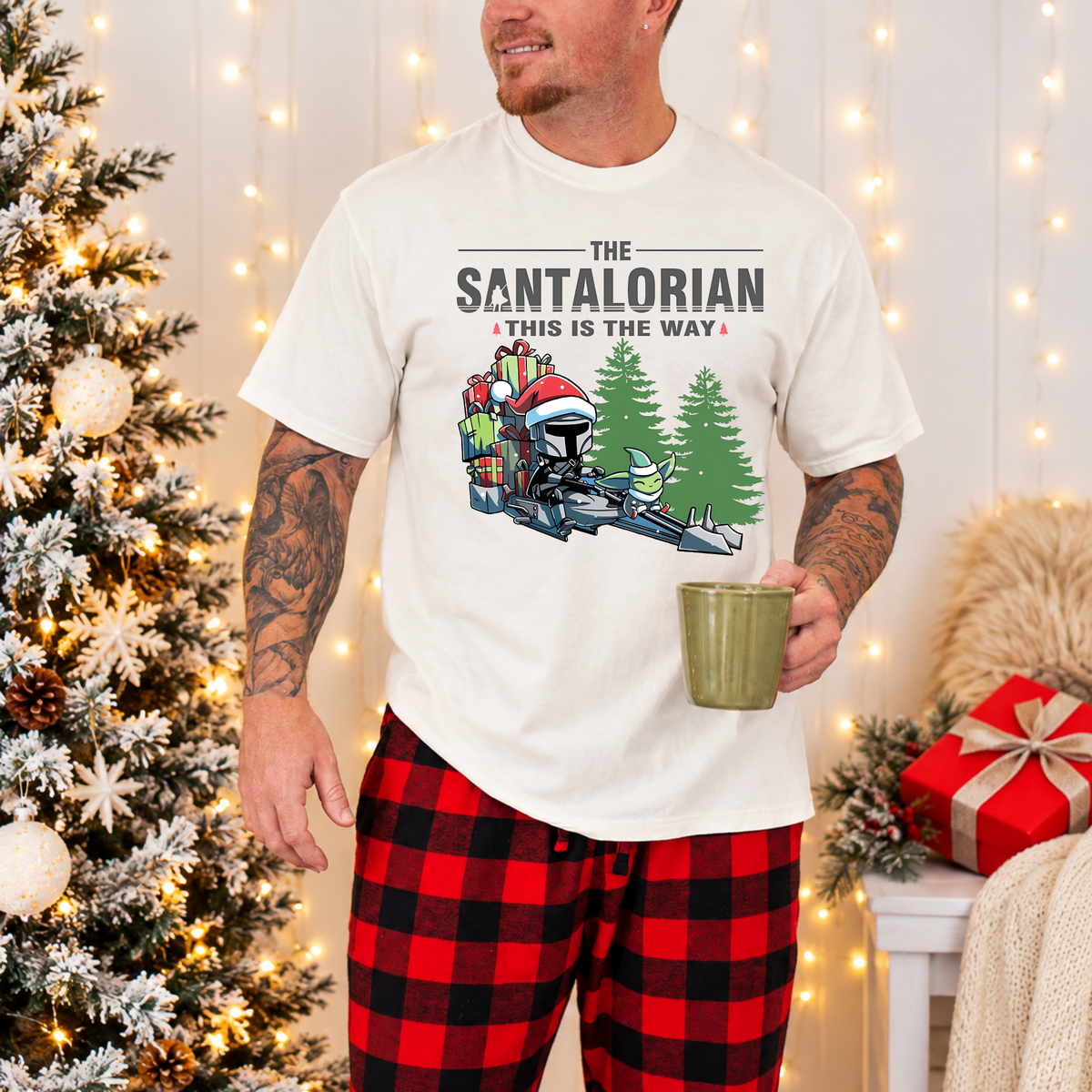 Christmas Santalorian Shirt | Bella Canvas Christmas Graphic Tee
