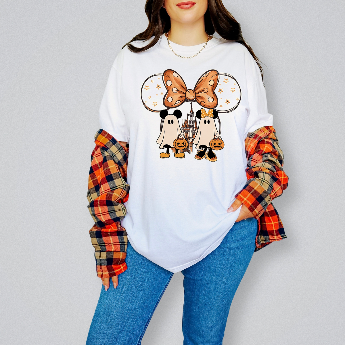 Mickey & Minnie Halloween Castle Tshirt