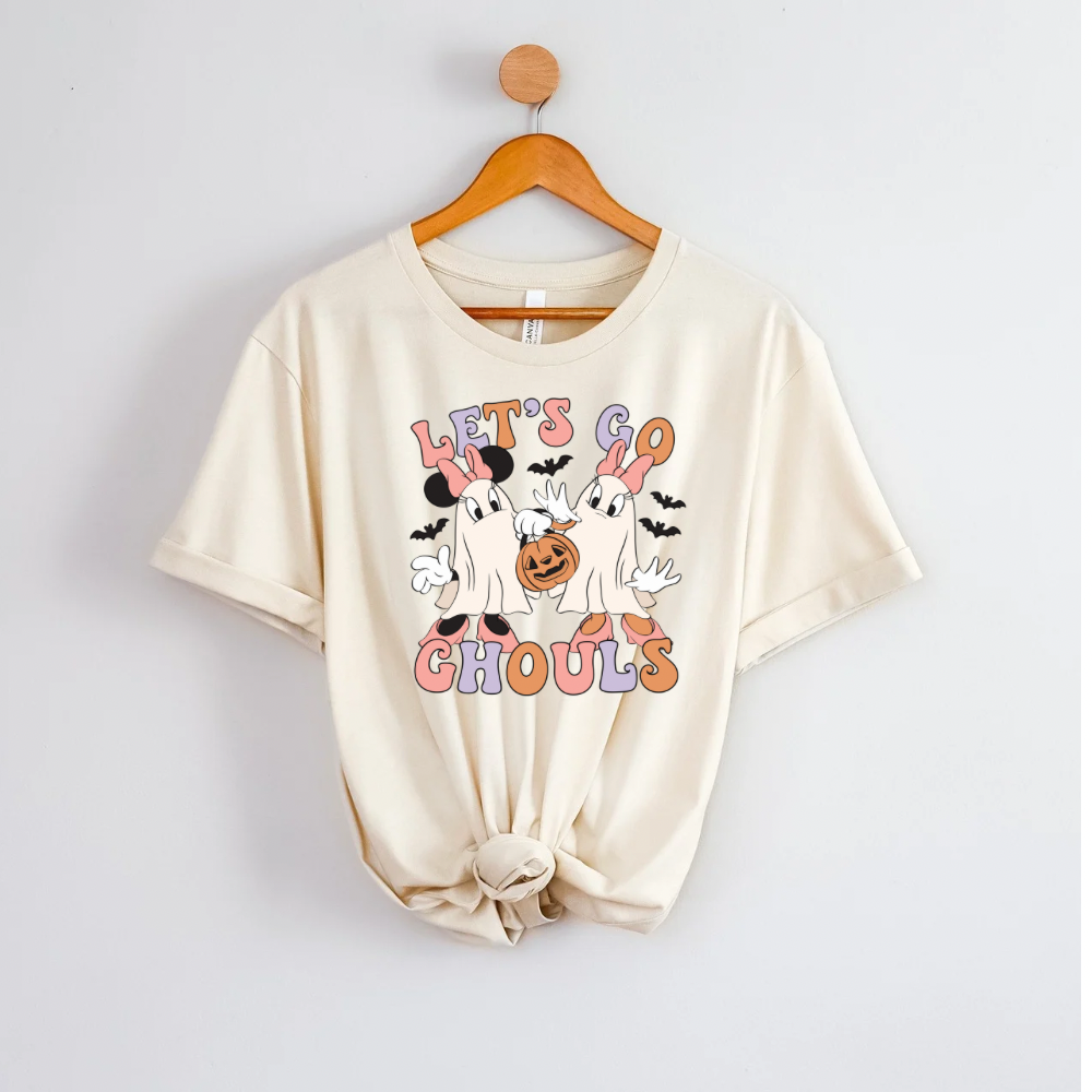 LETS GO GHOULS Shirt - Bella Canvas - Halfway to Halloween