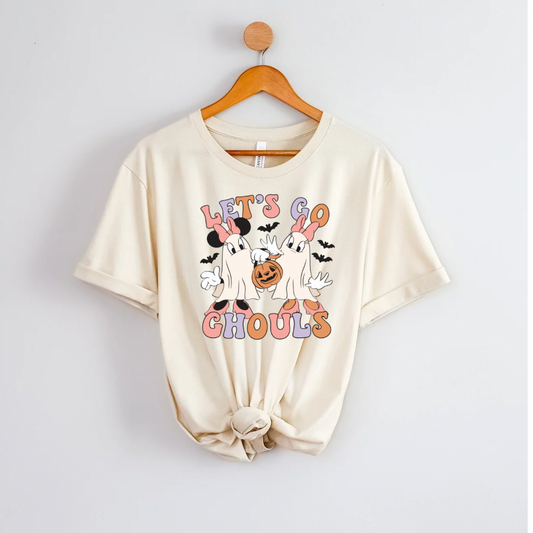 LETS GO GHOULS Shirt - Bella Canvas - Halfway to Halloween
