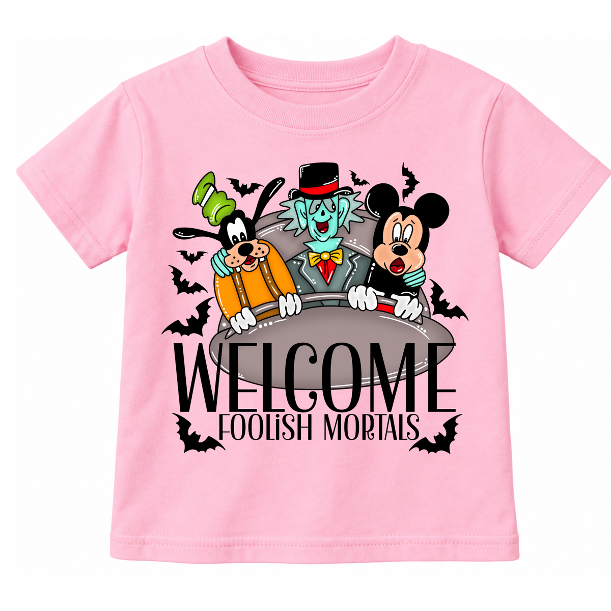 Foolish Mortals Halloween Shirt for Toddlers & Kids