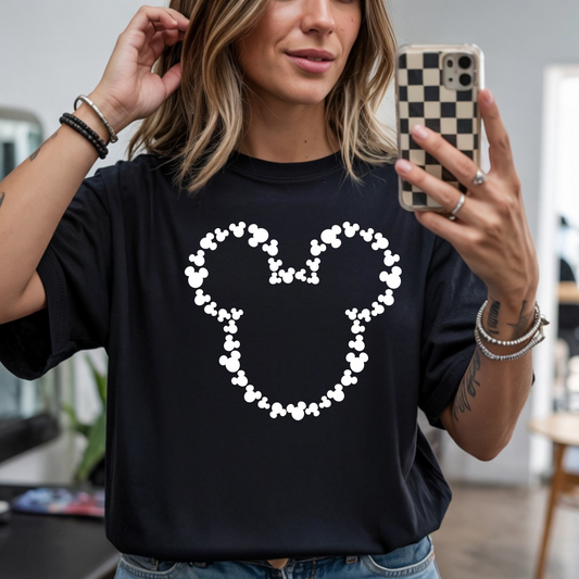 CUTE MINIMALIST MOUSE SHIRT - BELLA CANVAS