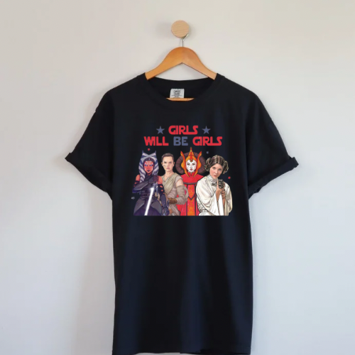 Girls Will Be Girls TANK OR TEE - COMFORT COLORS - MAGICAL PARK DAY VACATION TOP